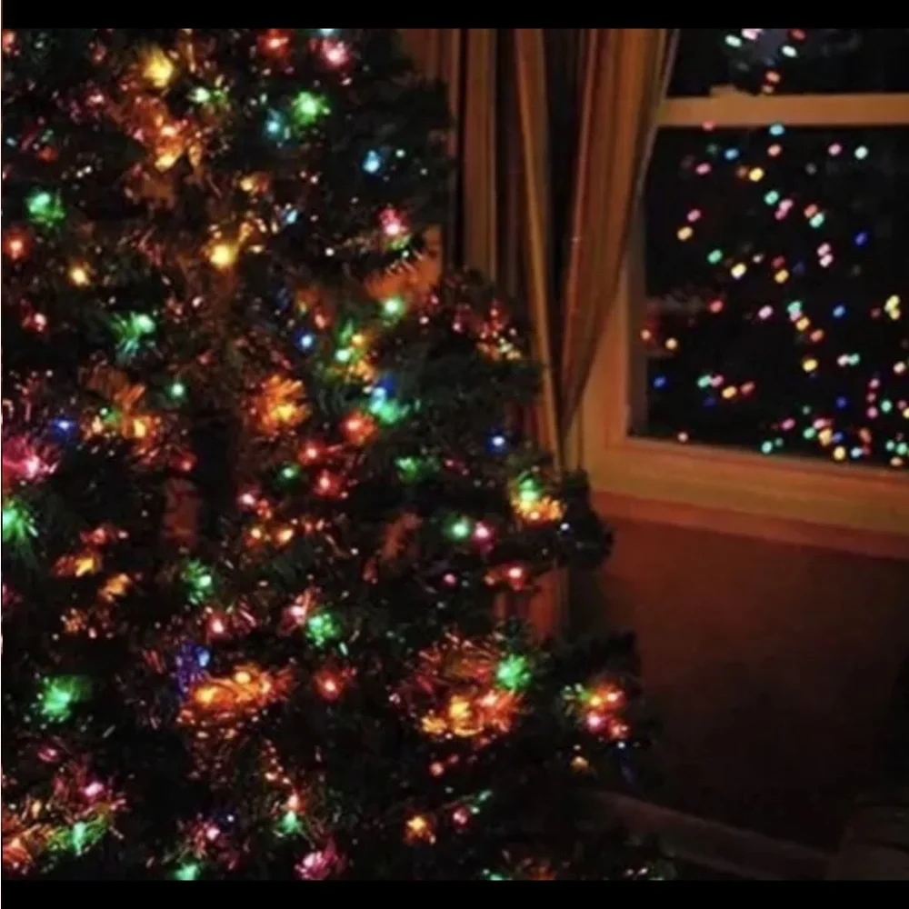 Multi-Colored Battery Operated Christmas Lights 50 LED 16FT Waterproof String...
